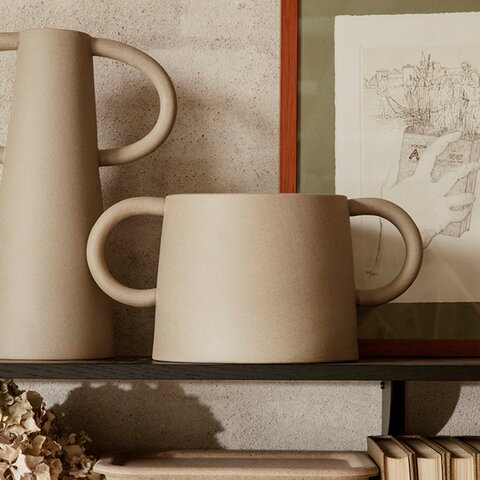 ferm LIVING｜Anse Pot, Vase (アンスフラワーポット、フラワーベース)　日本正規代理店品【国内在庫あり】【送料無料キャンペーン】