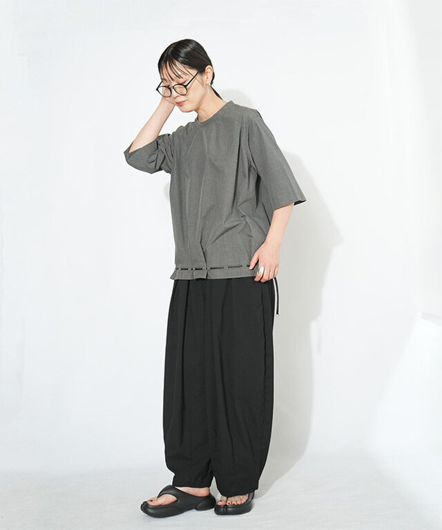 身長:165cm / カラー:90 Dark Grey mix / サイズ:3