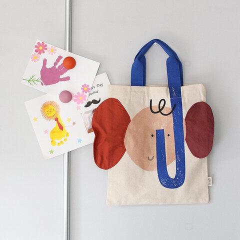 ferm LIVING｜Elephant Totebag (エレファントトートバッグ)　【受注発注】【8月上旬入荷予定】