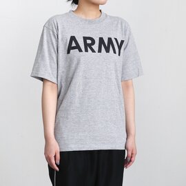 デッドストック SOFFE U.S.ARMY トレーニング Tシャツ 杢グレー/ミリタリー