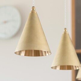 FUTAGAMI|ペンダントランプ 円錐長 削り出し