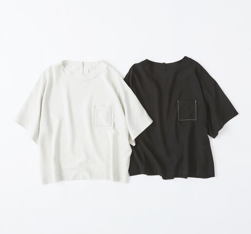 Cion テンセルワイドポケットtシャツ 19 French Bull フレンチブル キナリノモール Cion テンセルワイドポケットtシャツ 19 French Bull フレンチブル キナリノモール