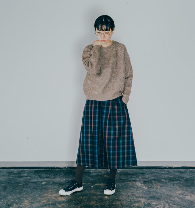 着用サイズ 0(モデル 162cm)/ BROWN 着用