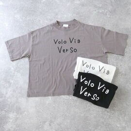setten|天竺ボックスプリントTシャツ Volo Via Ver So(SET-3216)セッテン