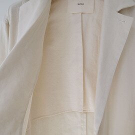 MidiUmi｜cotton linen tailored jacket