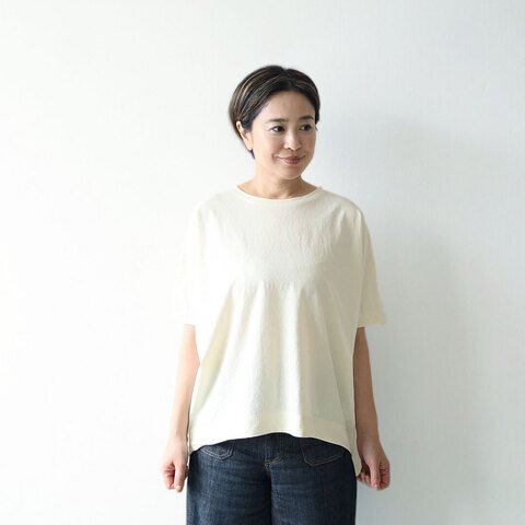 OMNES|【20%OFF】接触冷感 ひんやリラックスプルオーバーTシャツ