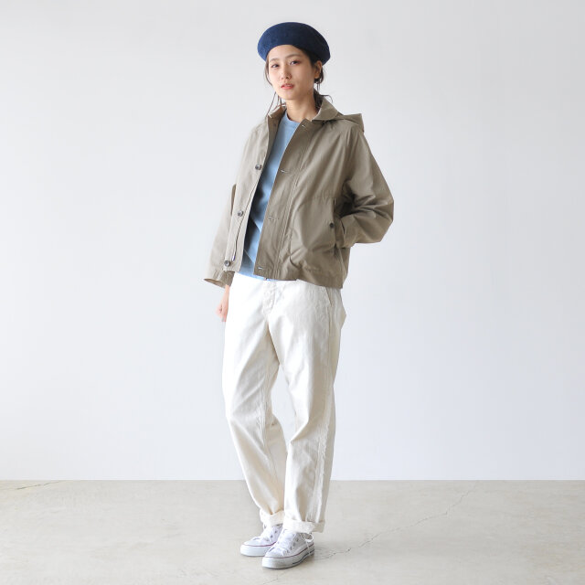 モデル:170cm / 54kg
color : grey beige / size : 1(free)