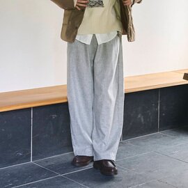 NARU|(ナル) ウールリサイクルクロス ノッポパンツ 6569311BF ストレート ゆったり