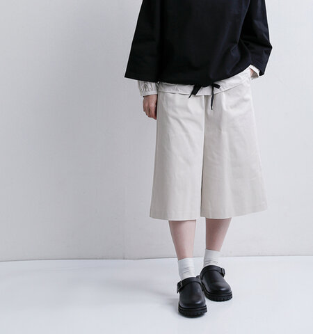 mizuiro ind|コットン ハーフ イージーパンツ 1-260101