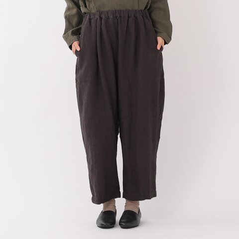 TUTIE.|リネンキャンバス起毛タックパンツ