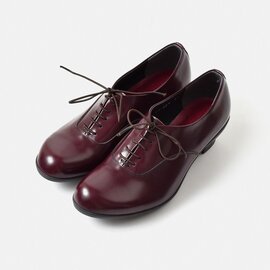 TRAVEL SHOES by chausser｜レザー レースアップ ウエッジソール シューズ tr-007-same1-fn