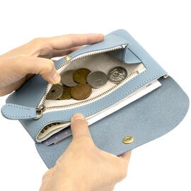Kanmi｜ポケットにも入る薄型財布「suama ポケットロングウォレット」【WL23-40】