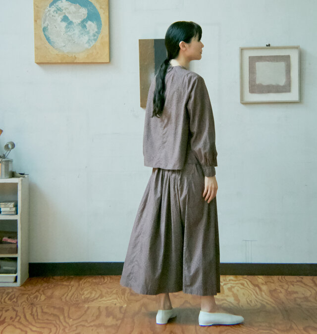 モデル165cm 着用サイズ:0(BROWN)
