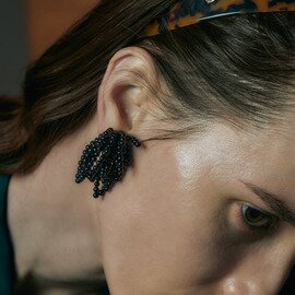 IRIS47|gordian earring onyx イヤリング オニキス 天然石