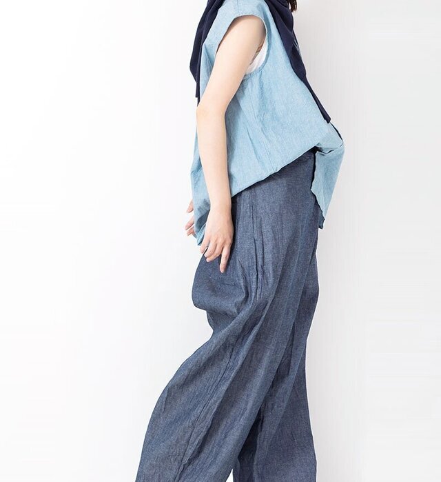 color : INDIGO , model : 162cm