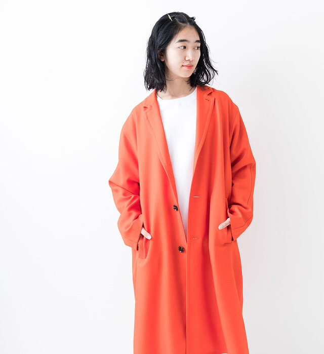 color : RED ORANGE , model : 160cm