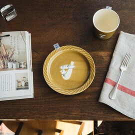 よぎみちこ| 5寸皿しのぎトリパン背負い