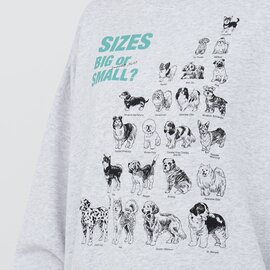 marble SUD|dog sizes LONG SWEAT