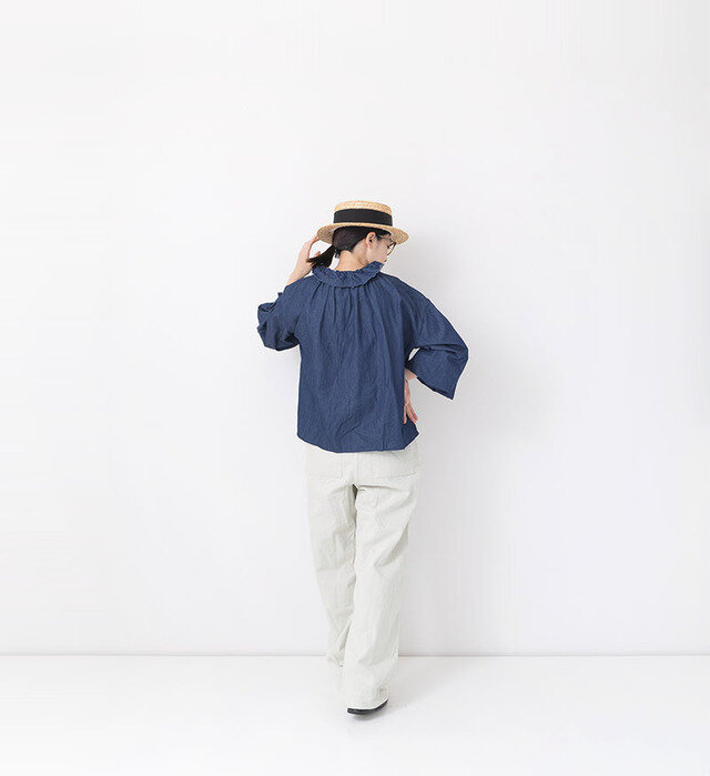 color : NAVY INDIGO , model : 162cm