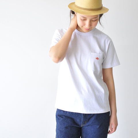 DANTON|クルーネックポケットロゴTシャツ・jd-9041 ダントン