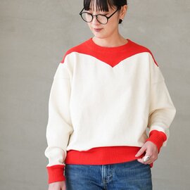 Shinzone|COLOR BLOCK SWEATSHIRT カラーブロックスウェットシャツ レディース トップス プルオーバー トレーナー 25amscu09