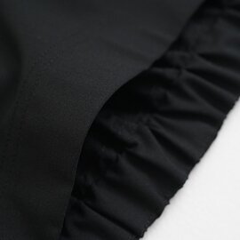 VU｜ヴウ balloon shirt [BLACK］バルーンシャツ vu-s24-s01