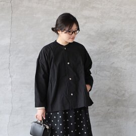 CUORE STORE|コットンリブジャケット BLACK