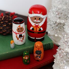 マトリョーシカ ねこのクリスマス【クリスマスギフト】