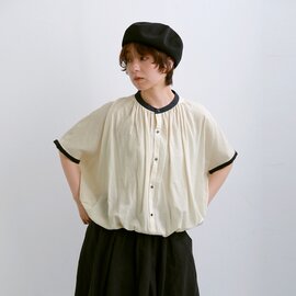 manon|フレンチスリーブ スピンドル クレリック アミカル シャツ FRENCH SLEEVE SPINDLE CLERIC AMICAL SHT mnn-sh-328
