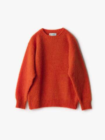 Shetland Woollen Co|クルーネック ニット セーター ユニセックス