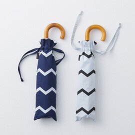 392plusm|UV Parasol "zigzag" 50cm 晴雨兼用 折り傘