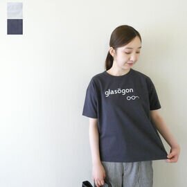 7th GATE|天竺ベーシック半袖プリントT glasögon(G-271056)セブンスゲート