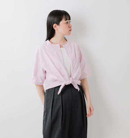 unfil|コットン フロントタイ カーディガン “dry touch cotton jersey front-tie T-cardigan” wvsp-uw131-fn