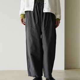 prit|コットンリネンウェザー近江加工 タックバギーパンツ P71607 プリット