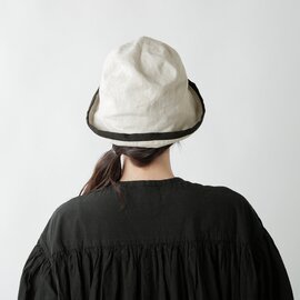 Chapeaugraphy｜綿麻 シャンブレー チューリップハット 00056o-rf 帽子