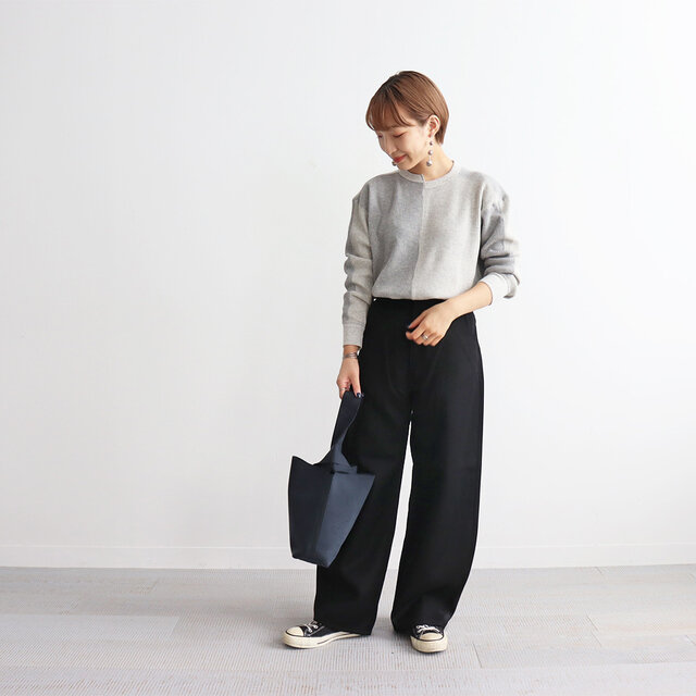 グレー / 0 着用、モデル身長:155cm