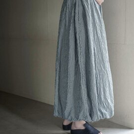 Gauze#|BUMPY COTTON SWITCHING BALOON SKIRT