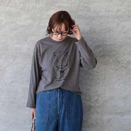 ALL HOURS|6.0OZ MIDI WEIGHT L/S TEE HIPPO カバロンT