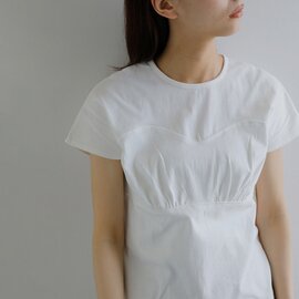 kiehtova|ブリーズ コットン ビスチェデザイン Tシャツ BREEZE COTTON BUSTIER TEE ktwr36