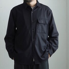 Manual alphabet|【メンズ】長袖シャツ ウールRC SHT WOOL R/C SHT MA-S-804 マニュアル アルファベット