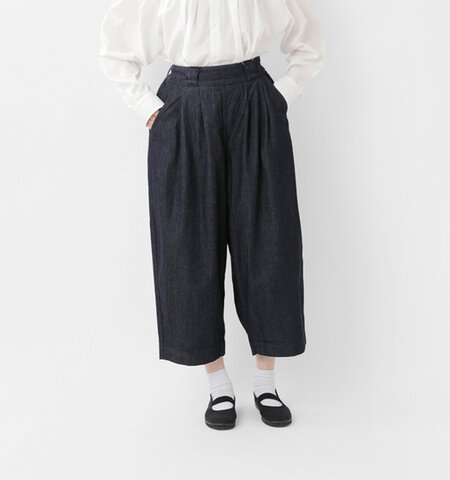 HARVESTY|ワイドエッグデニムパンツ a21701-mn