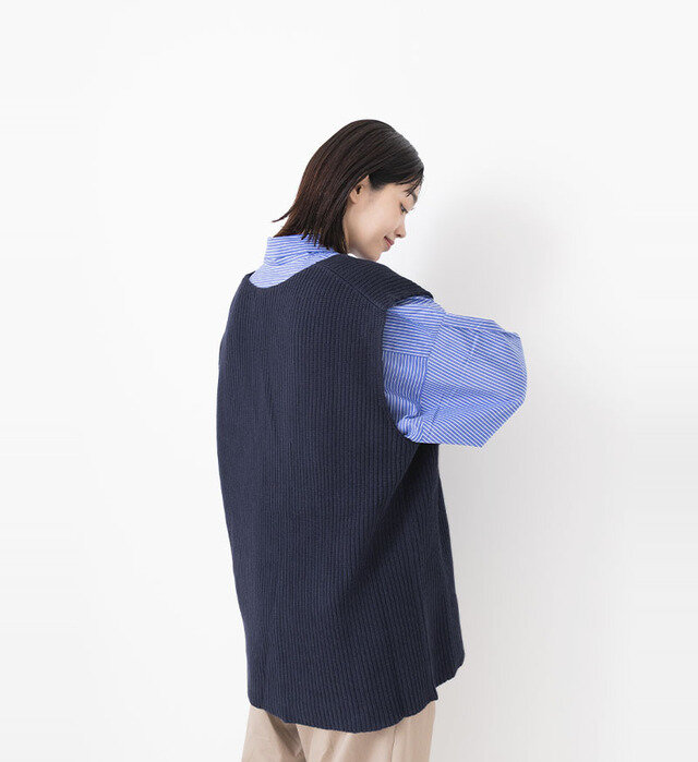 color : NAVY , model : 162cm