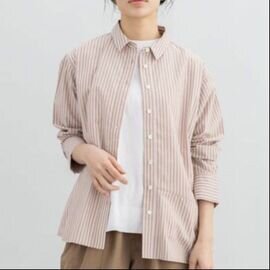 T.Tutie.|コットンストライプボールシャツ 長袖シャツ