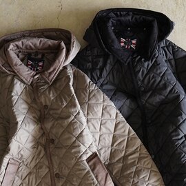 LAVENHAM|【POP-UP】デンストン キルティングコート ジャケット フード付き アウター DENSTON WOMENS LV12135 ラベンハム