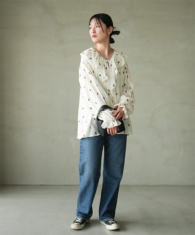 身長:165cm/カラー:02 ECRU/サイズ:F0