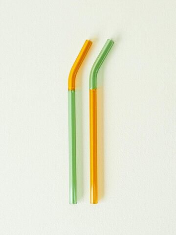 amabro｜TWO TONE GLASS STRAW（2本セット）