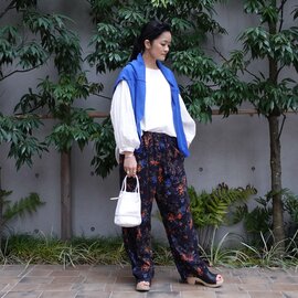ichi｜【ONLINE LIMITED】FLOWER Relax Pants