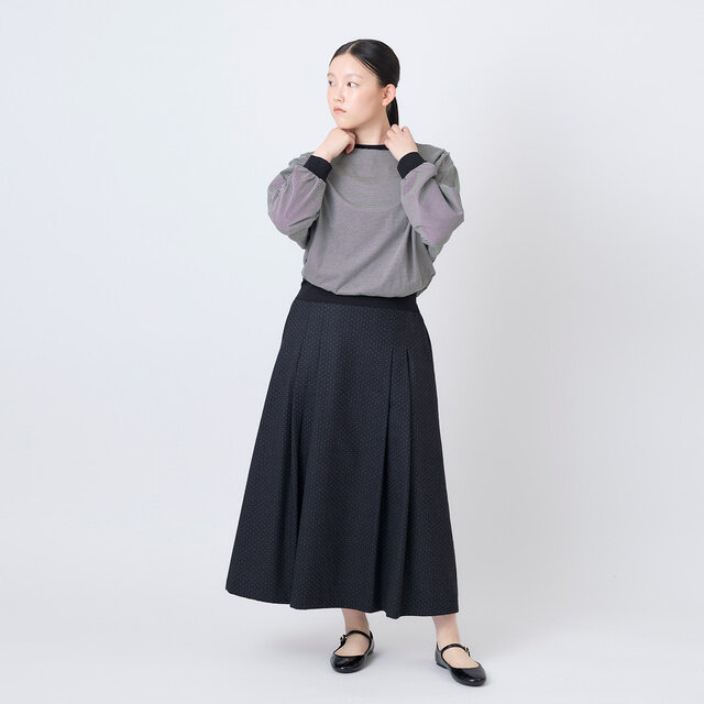 model:164cm color:グレー