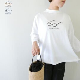 STAMP AND DIARY|ハイマイクロコットン天竺LIFE Tシャツ メガネ(SDC602AW82)スタンプアンドダイアリー【メール便対象】