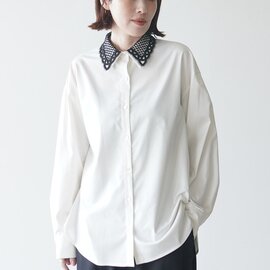 MARMARMAR|レースカラーシャツ ブラウス 長袖 lace collar SH 3-830139 マーマーマー